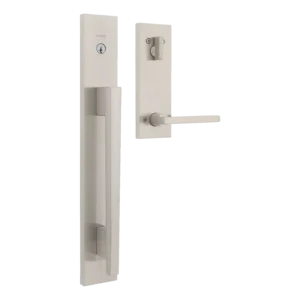 caerus poignée de porte nickel satiné